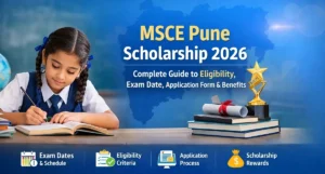 MSCE Pune Scholarship 2026