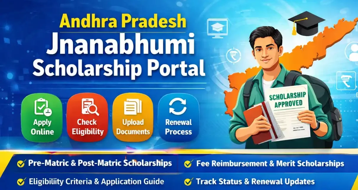 Andhra Pradesh Jnanabhumi Scholarship Portal 2026 – Complete Guide | Apply Online, Eligibility & Benefits