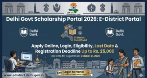 Delhi Govt Scholarship Portal 2026