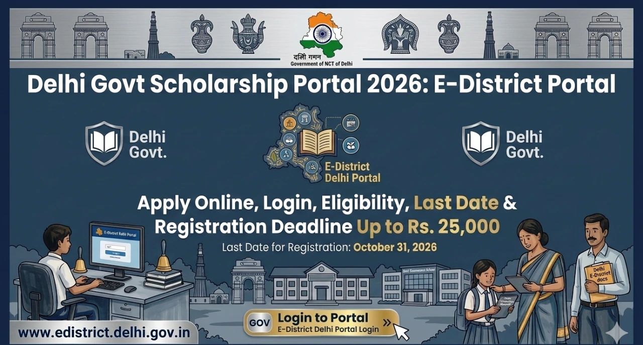 Delhi Govt Scholarship Portal 2026