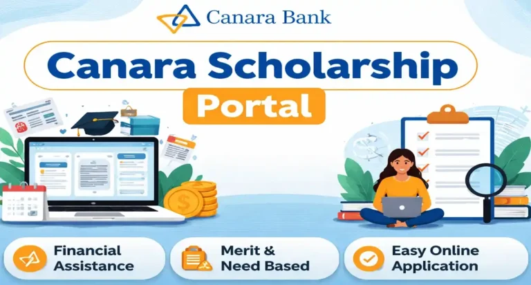 Canara Scholarship Portal Login 2026