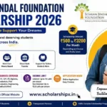 Sitaram Jindal Foundation Scholarship 2026