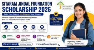 Sitaram Jindal Foundation Scholarship 2026