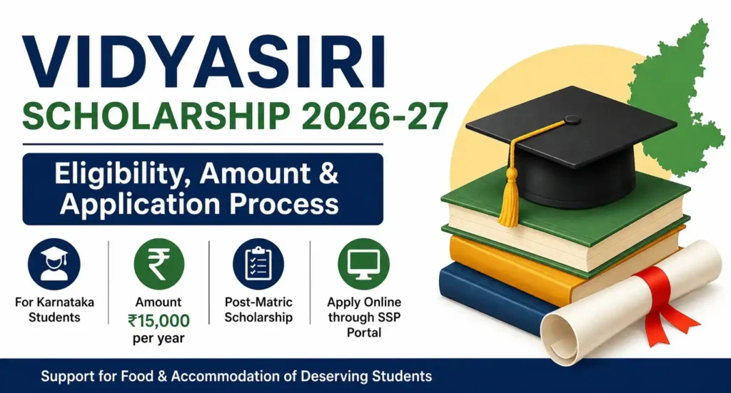 Vidyasiri Scholarship 2026-27