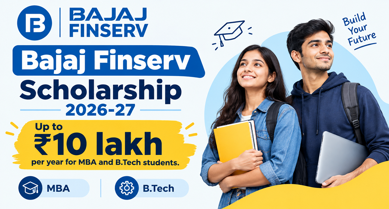 Bajaj Finserv Scholarship 2026-27